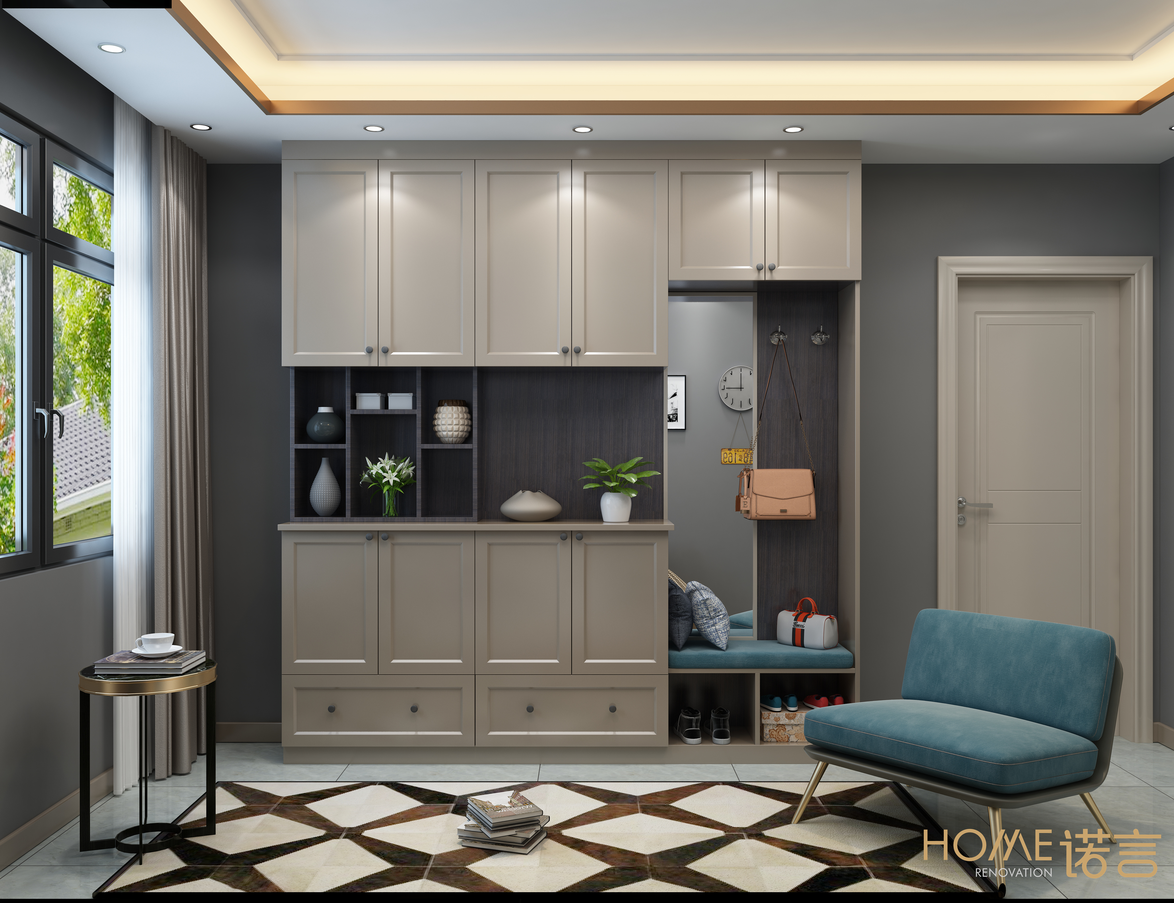 中山定制玄關(guān)柜